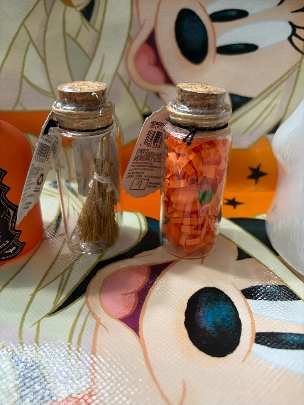 Target Halloween Ceramic Ghost Canister and Potion Bottles